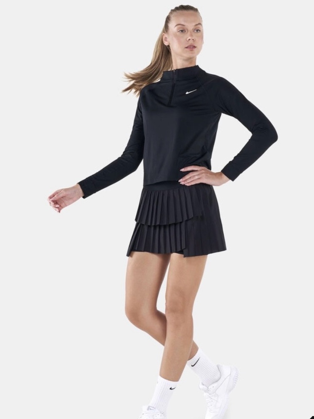 Nike Women's Court Advantage Pleated Tennis Skirt, Size Large
